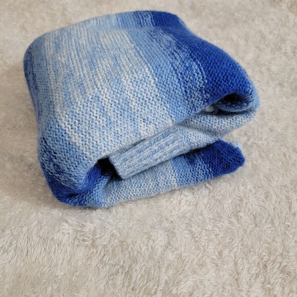 Lilly Pulitzer Elannie Sweater Blue Grotto Marled Ombre Stripe Sz L‎ Long Sleeve - Picture 14 of 14